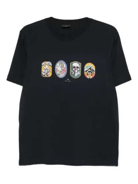 PS Paul Smith four-graphic organic-cotton T-shirt