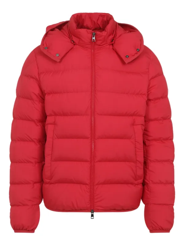 MONCLER 赤 ダウンジャケット MONCLER ダウンジャケット レッド Moncler Montbrocq フーデッド