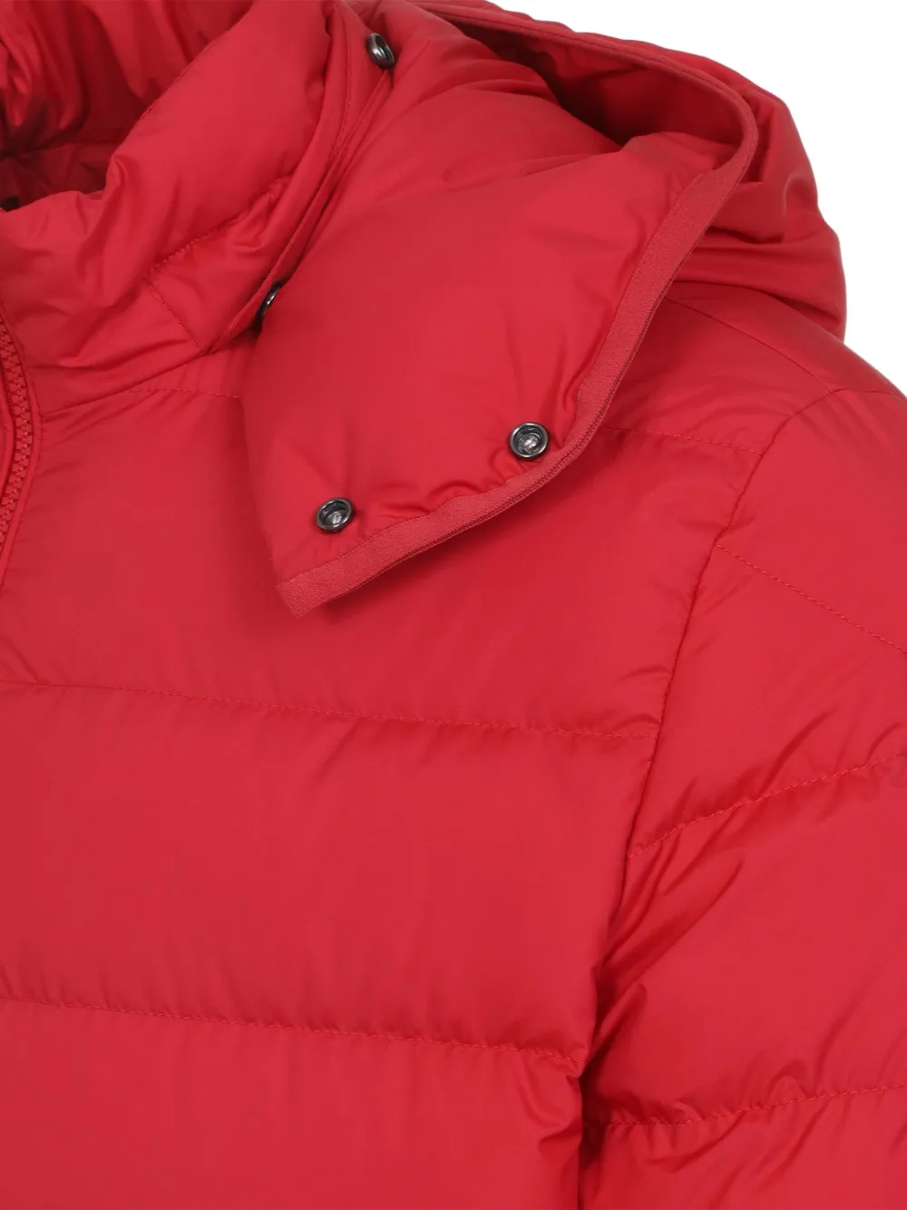 Moncler Gewatteerd donsjack met capuchon Rood
