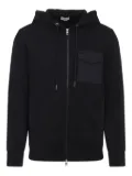 Moncler hooded pocket zip-up jacket - Black