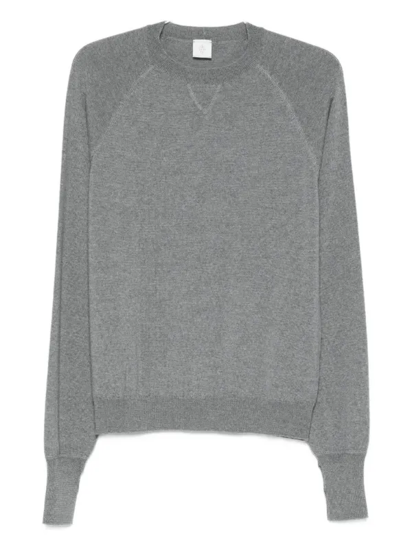 Eleventy Raglan-sleeve Sweater in Grey