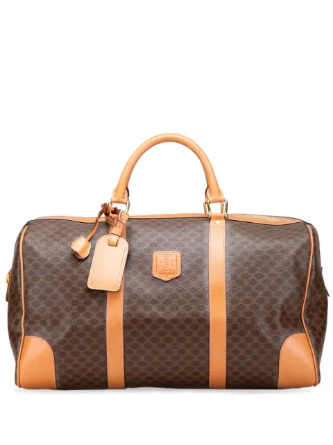 Céline Pre-Owned 1997 Macadam Coated Canvas travel bag