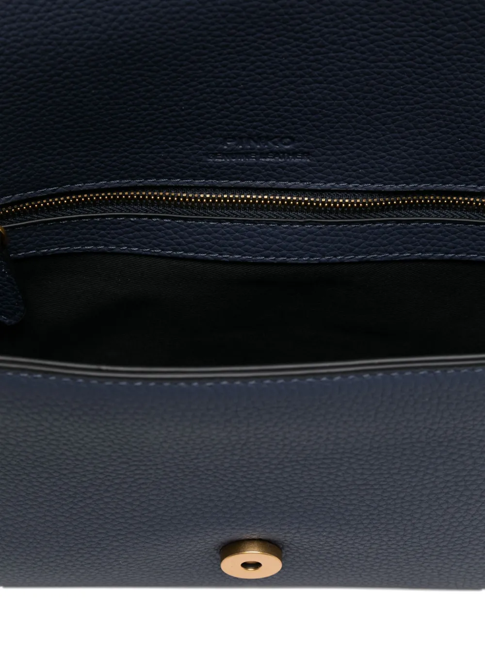 PINKO Love Birds leather satchel Blauw