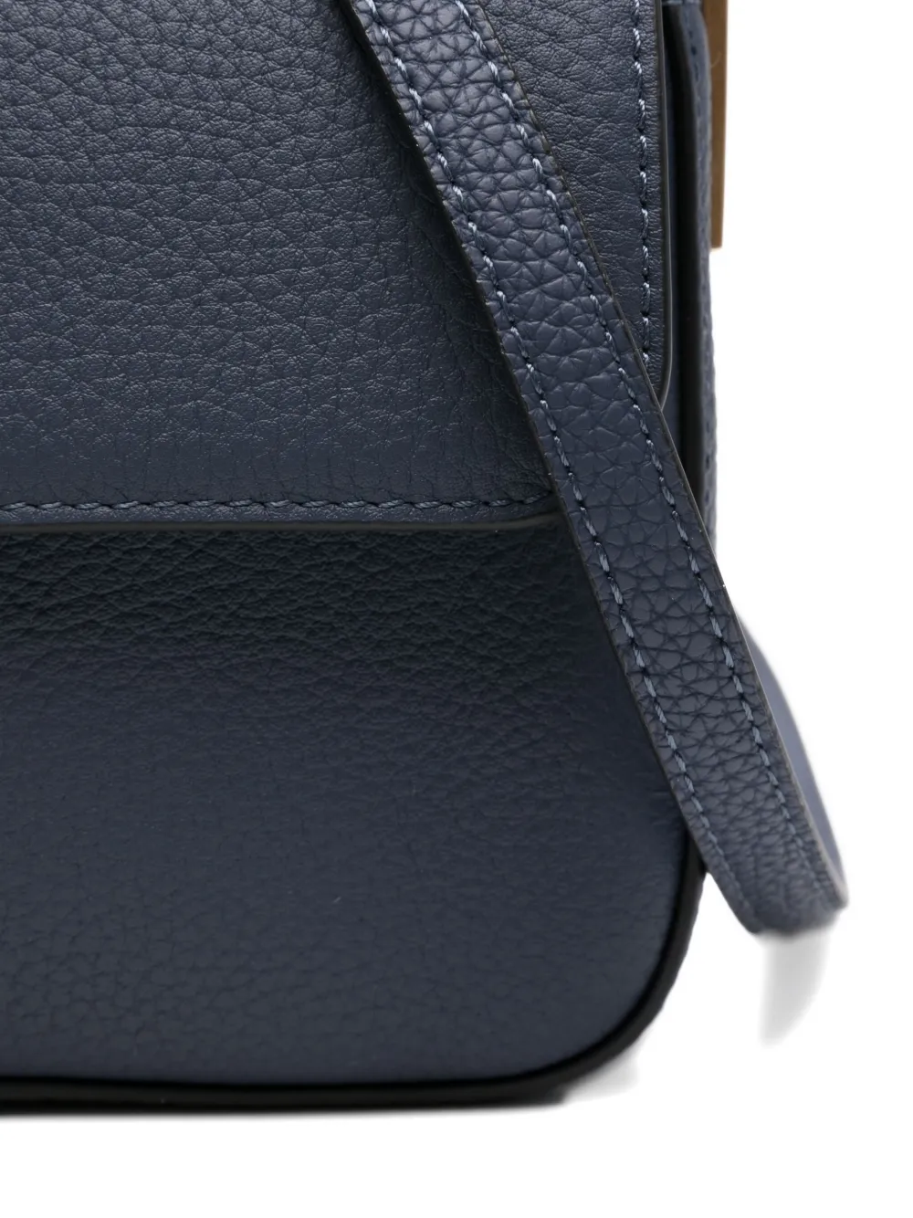 PINKO Love Birds buckle-embellished satchel Blauw