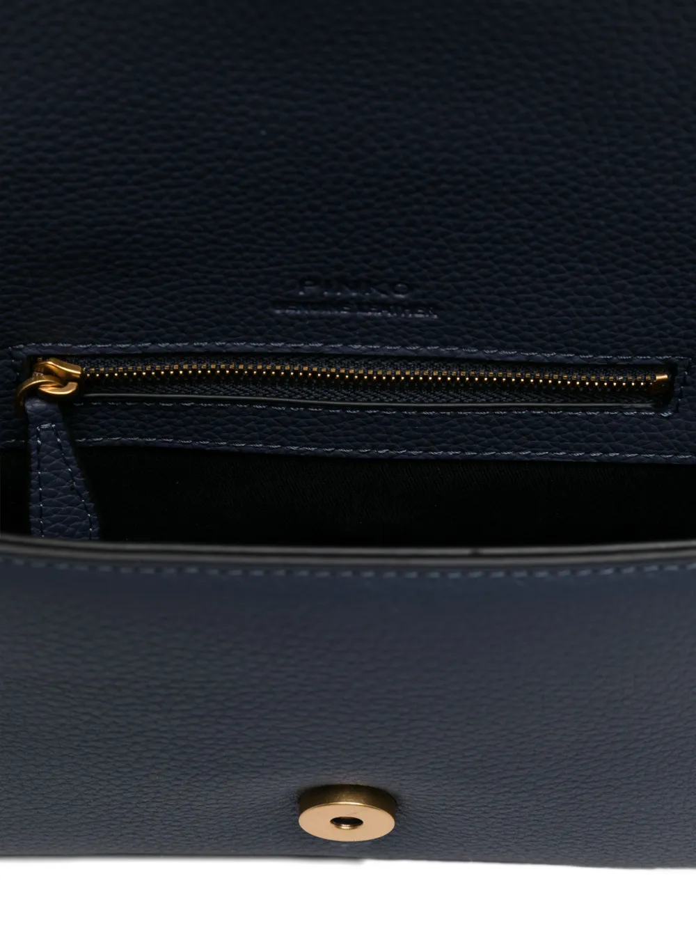 PINKO Love Birds buckle-embellished satchel Blauw