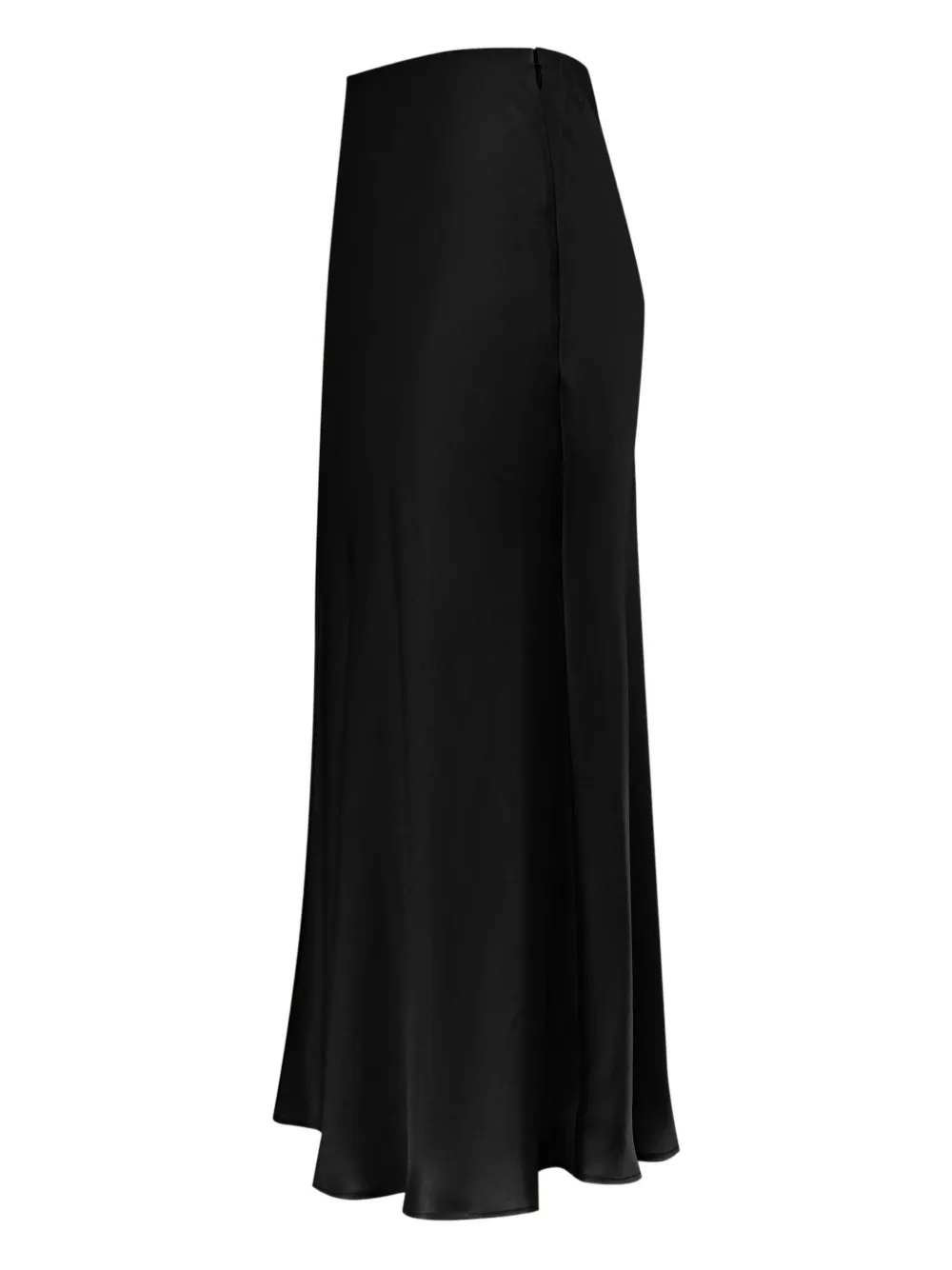 Lapointe Bias-cut Midi Skirt In Black