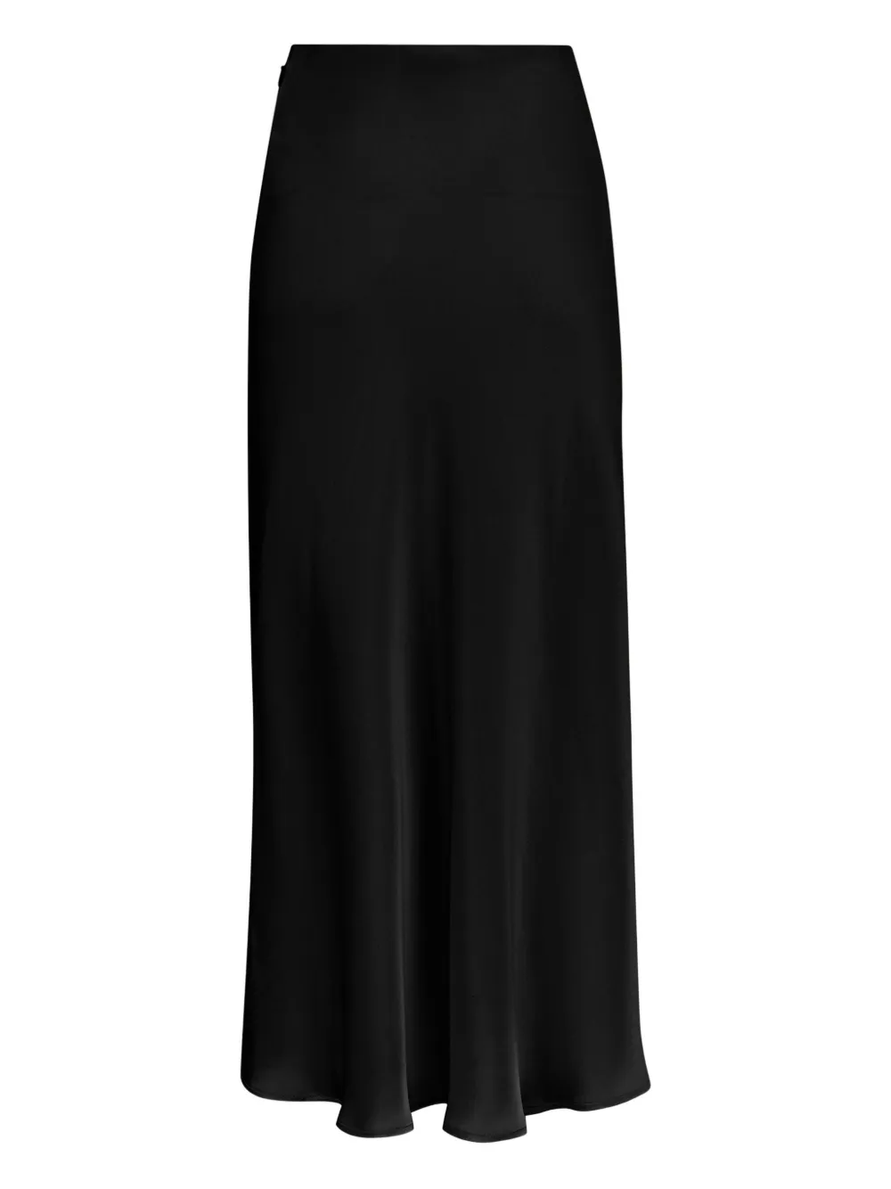 Lapointe Bias-cut Midi Skirt In Black