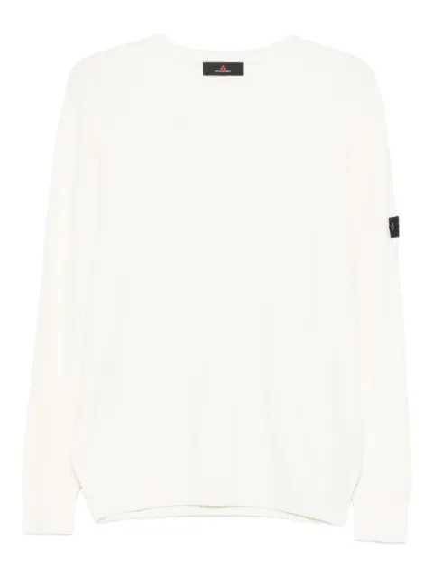Peuterey logo-patch cotton-blend sweater