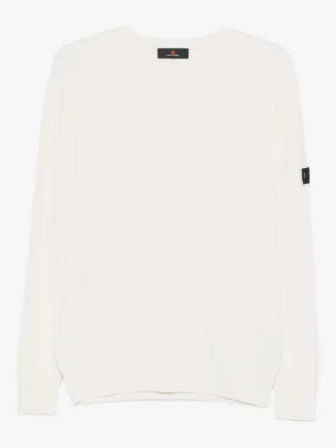 Peuterey logo-patch cotton-blend sweater