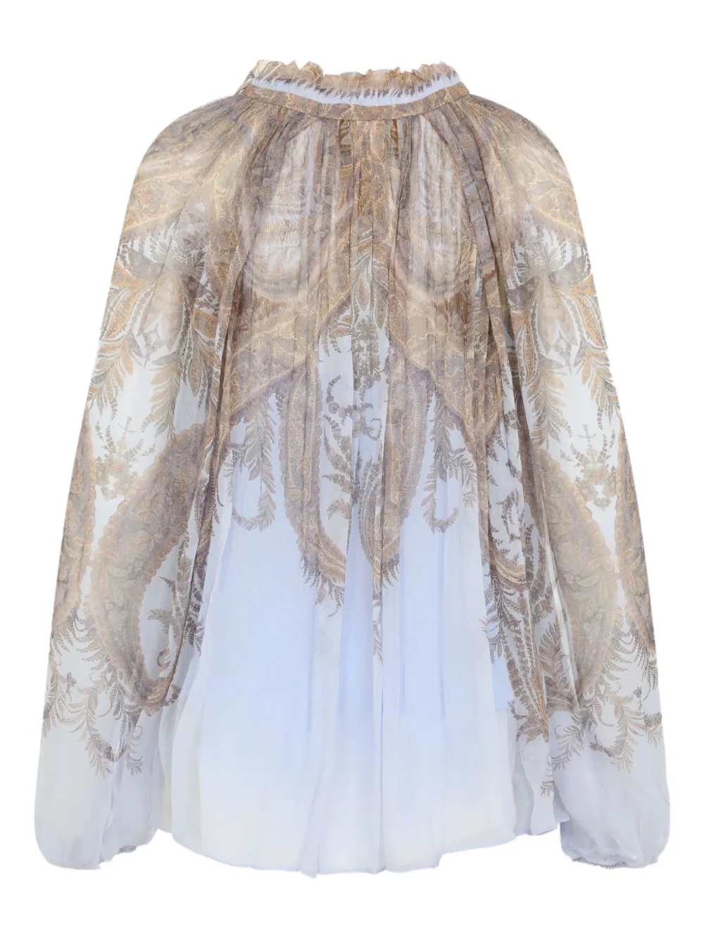 ZIMMERMANN Blouse met paisley-print - Zwart
