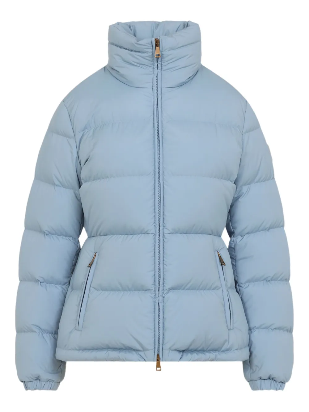 Moncler Dourbe high-neck puffer jacket Blauw
