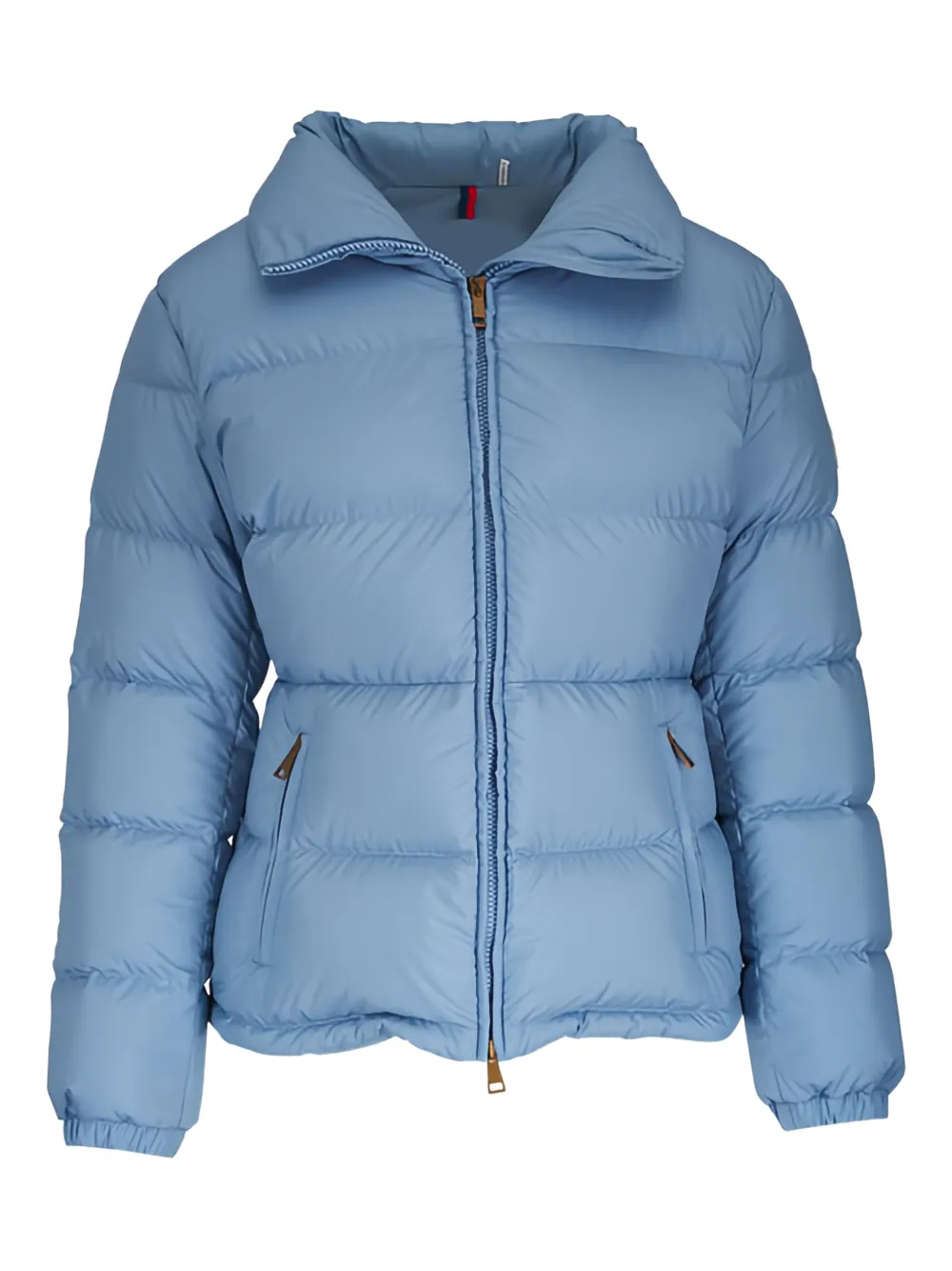 MONCLER Moncler Gesteppte Dourbe Jacke mit Stehkragen - Blau