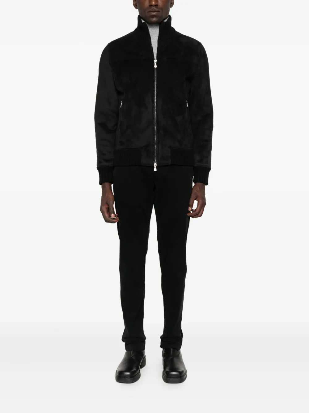 Gran Sasso turtleneck cashmere sweater - Grijs