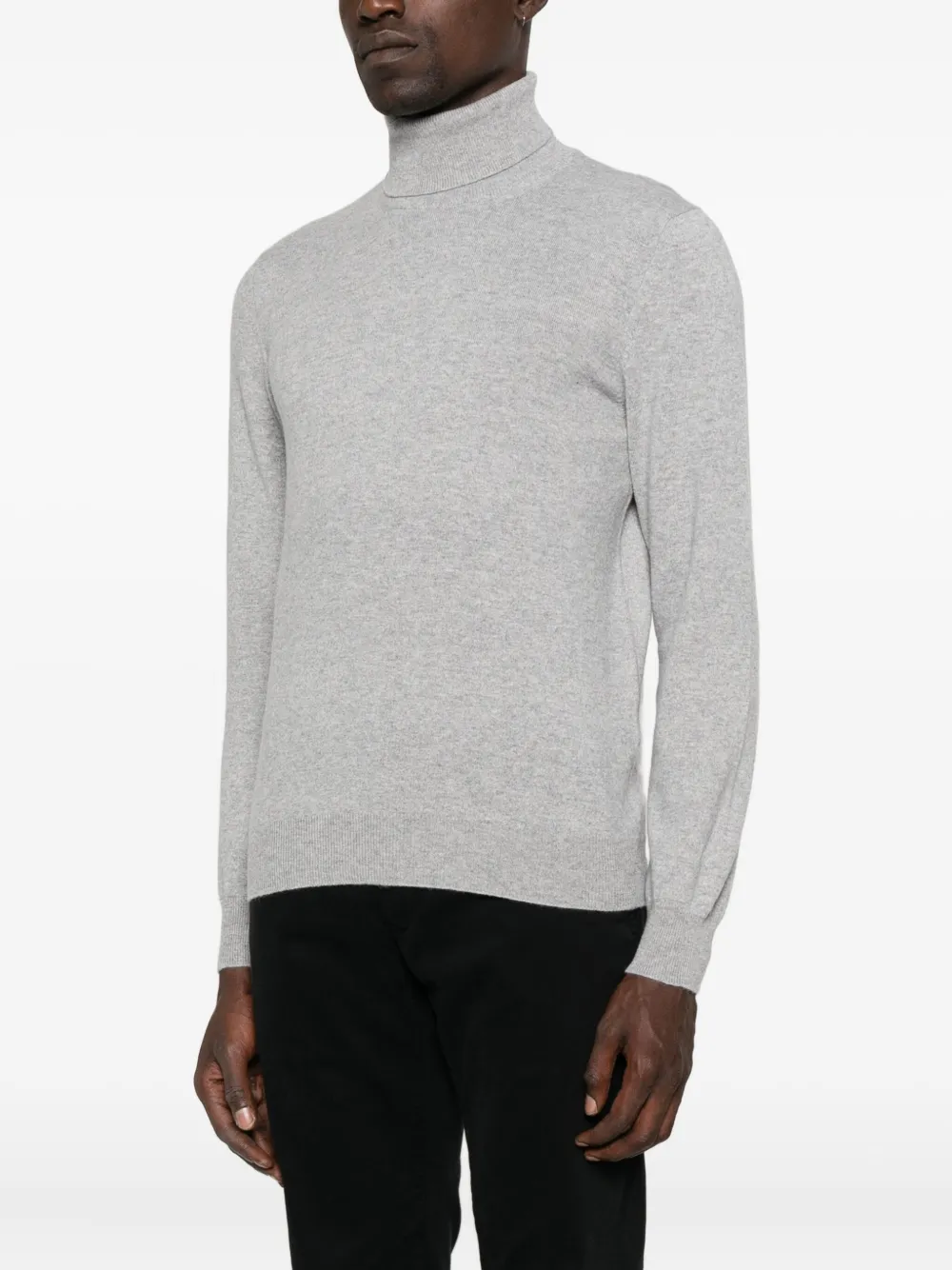 Gran Sasso turtleneck cashmere sweater Grijs