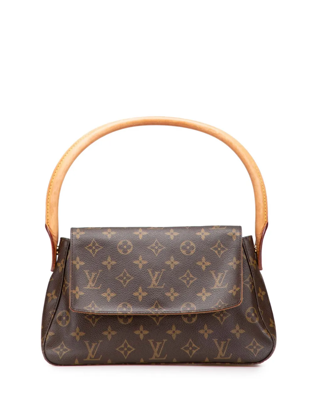Louis Vuitton Pre-Owned 2001 Monogram Mini Looping shoulder bag - ブラウン Louis Vuitton Pre-Owned 2001 Monogram Mini Looping shoulder bag - ブラウン