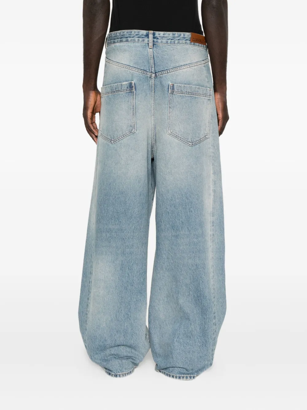 DARKPARK Jeans met gekruiste taille Blauw