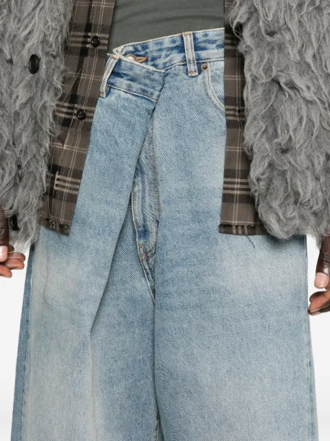 DARKPARK jeans con tiras cruzadas