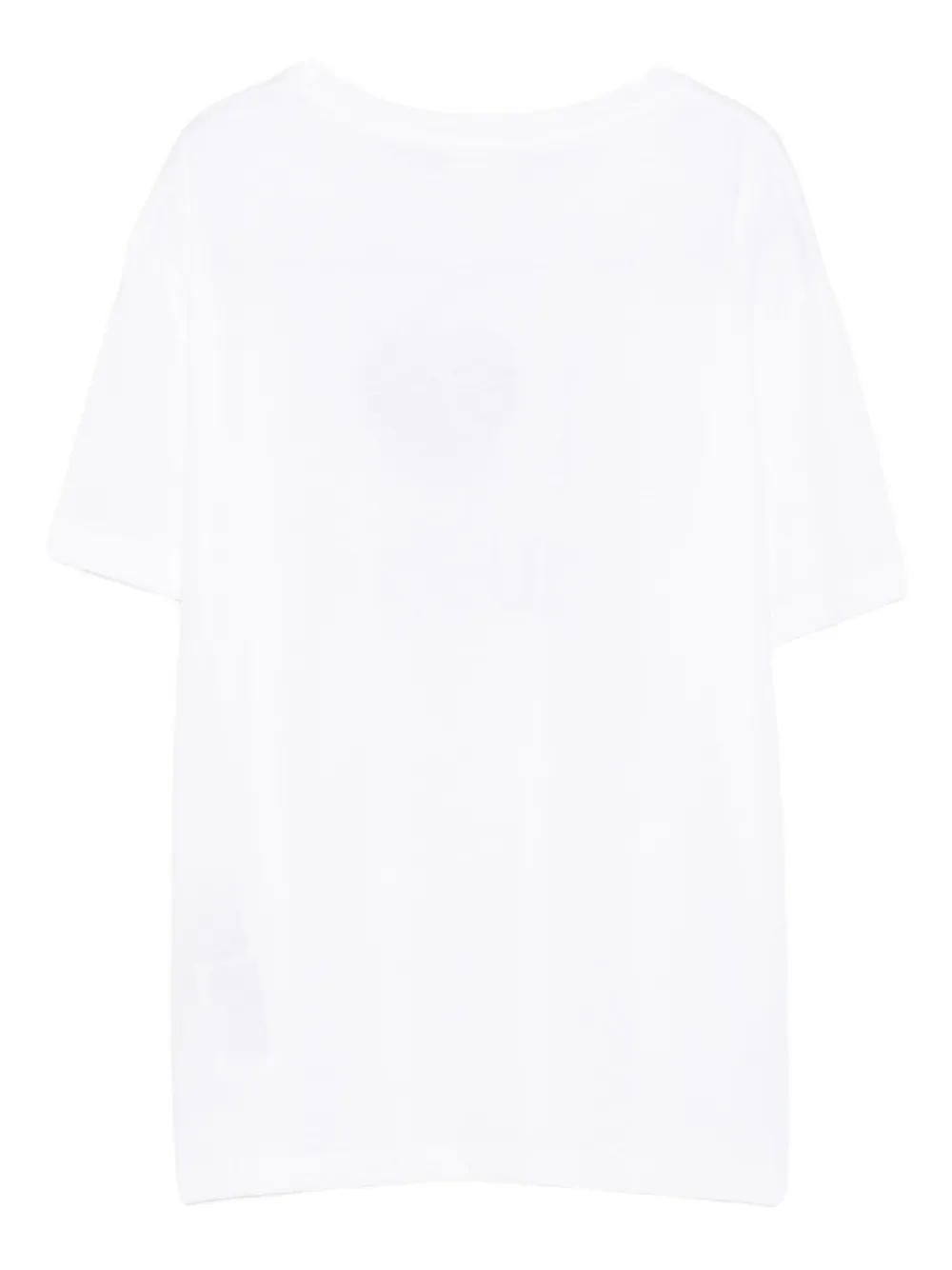 Liu •jo Sequin-heart T-shirt In White