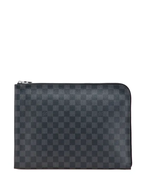 Louis Vuitton Pre-Owned 2017 Damier Graphite Pochette Jour GM clutch bag