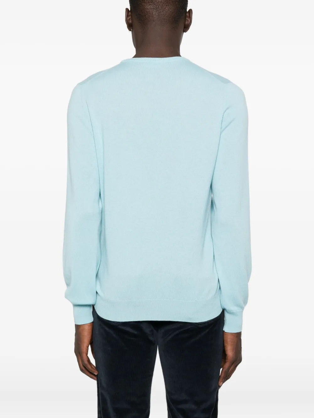 Gran Sasso Kasjmier trui met ronde hals Blauw