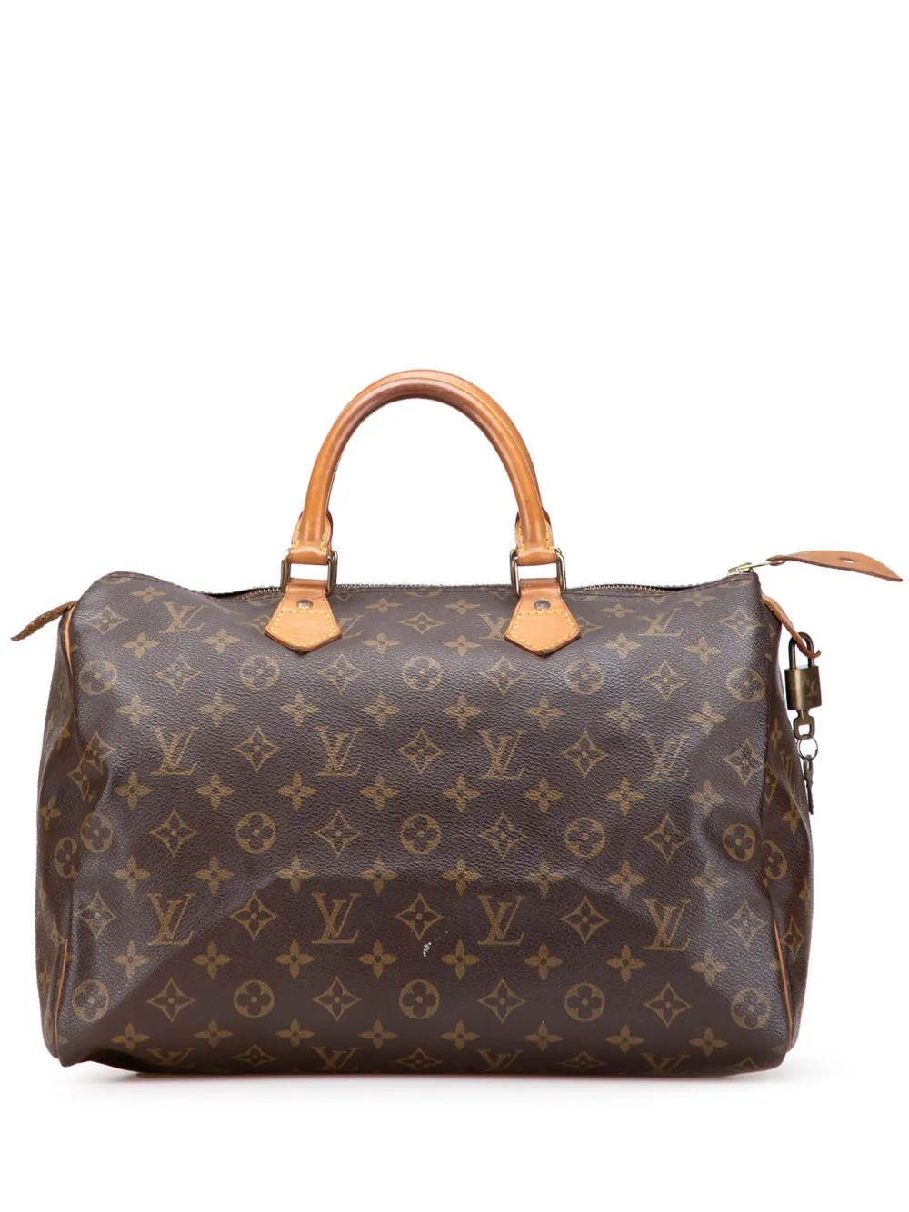 Louis Vuitton Pre-Owned 1993 Monogram Speedy 35 boston bag - ブラウン Louis Vuitton Pre-Owned 1993 Monogram Speedy 35 boston bag - ブラウン