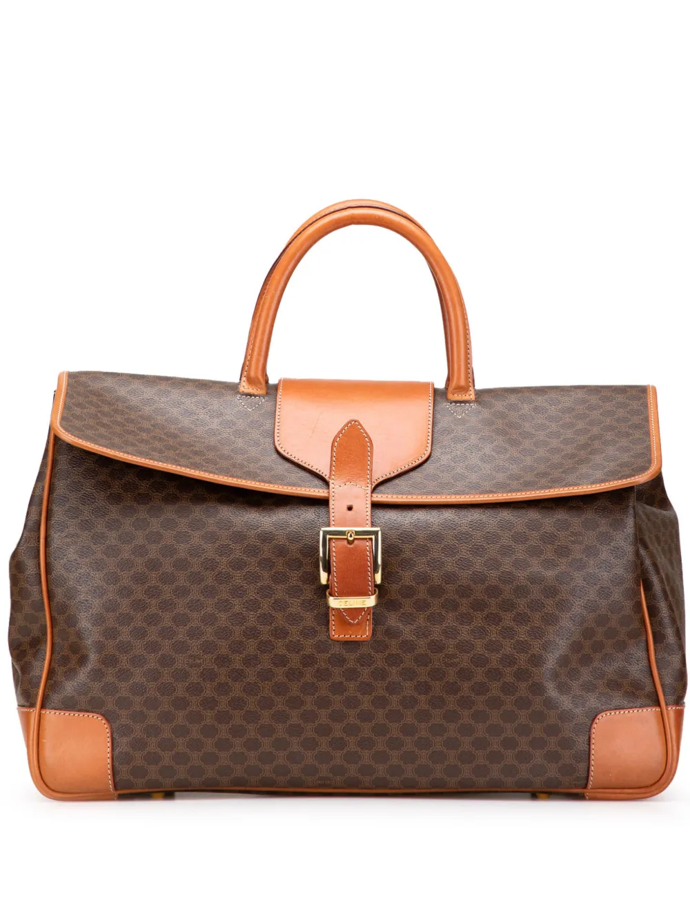 Céline Pre-Owned 2014 Macadam Coated Canvas travel bag - ブラウン Céline Pre-Owned 2014 Macadam Coated Canvas travel bag - ブラウン