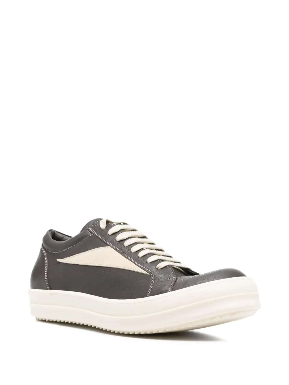 Rick Owens leather lace-up sneakers | Low-Tops | Image 2