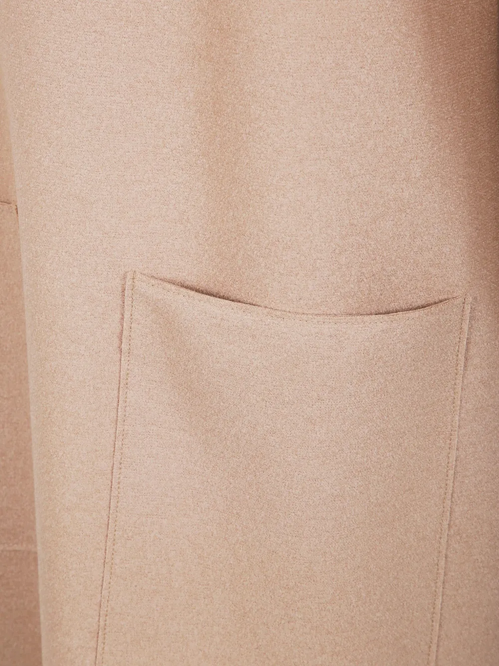 Harris Wharf London Women Geometric Dress With Pockets Light Pressed Wool In Neutral