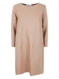 Harris Wharf London patch-pocket wool midi dress - Neutrals