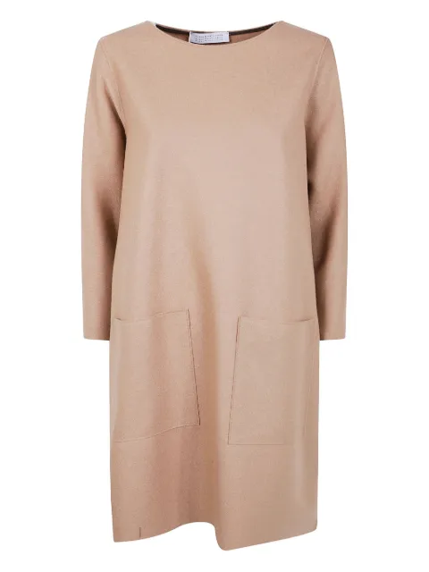 Harris Wharf London patch-pocket wool midi dress