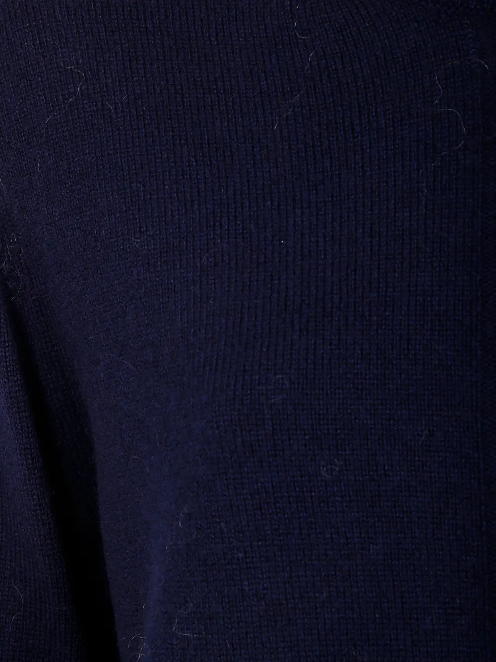 Twinset High-neck Logo-detail Sweater In Blue