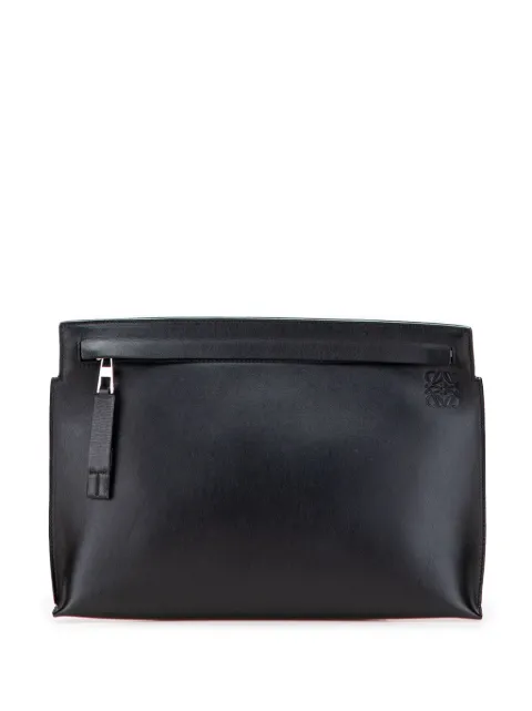 Loewe Pre-Owned 2018 Leather Anagram T clutch bag