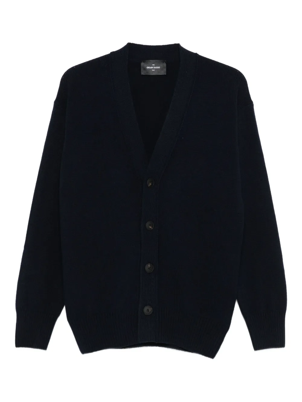 Gran Sasso buttoned wool cardigan | Blue | Image 1
