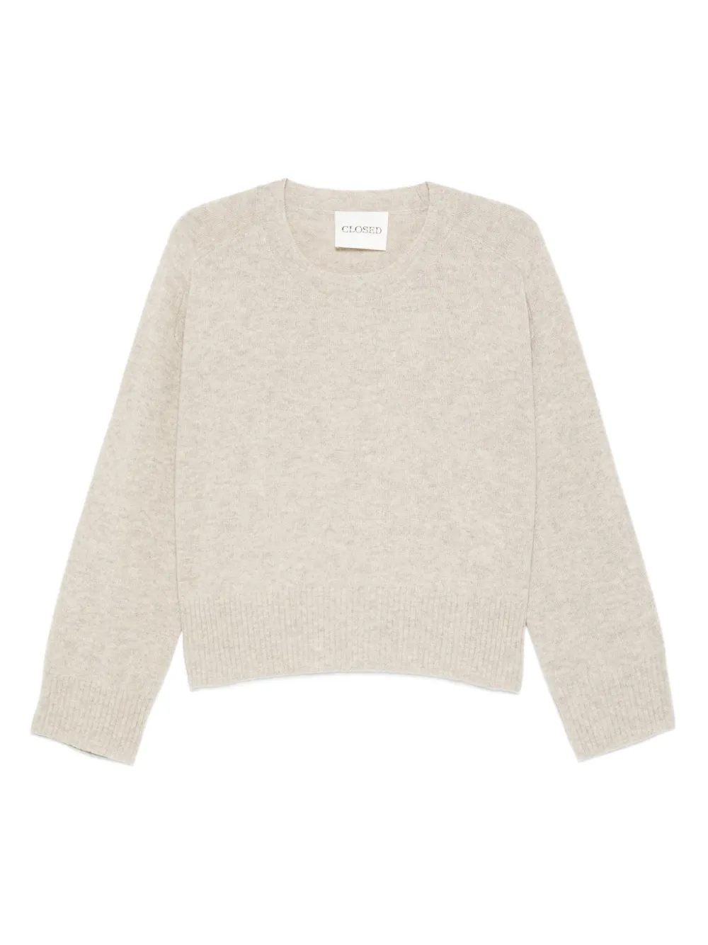 Closed round-neck sweater | Neutrals | Image 1