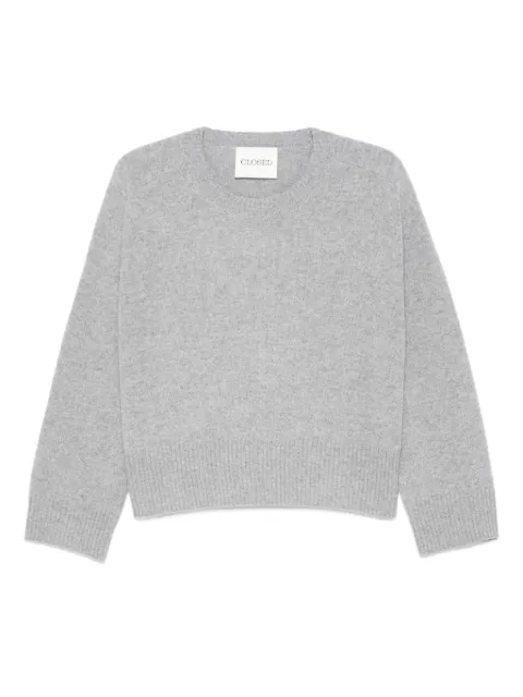 Closed round-neck sweater