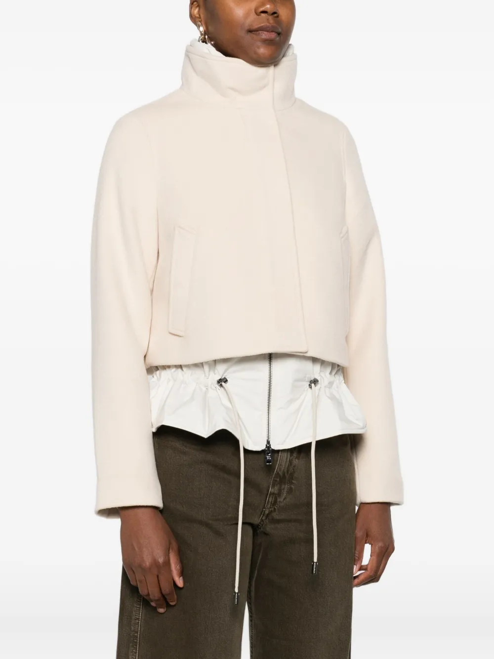 Woolrich Piumino Jacket In Gold