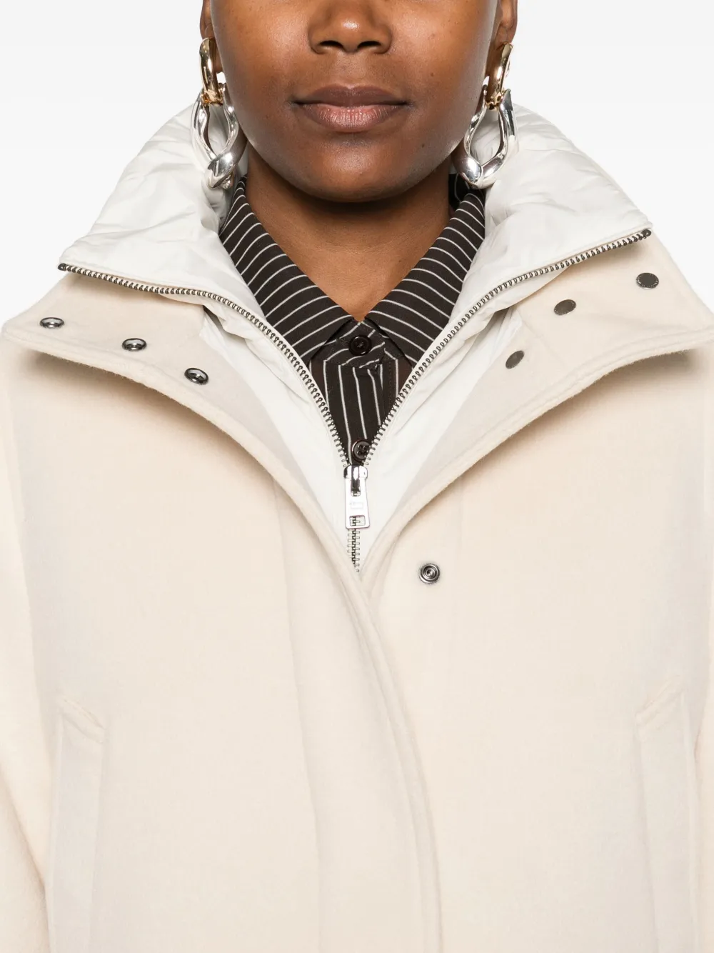 Woolrich Piumino Jacket In Gold