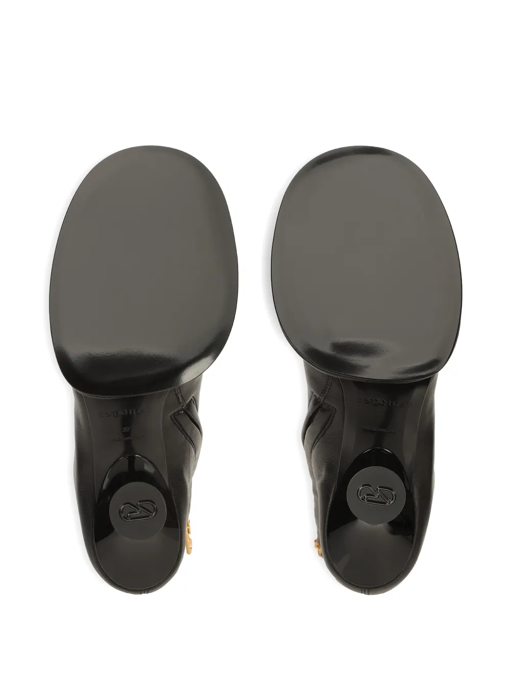 Sergio Rossi Laarzen met Orb hak Zwart