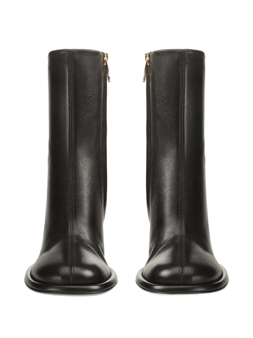 Sergio Rossi Laarzen met Orb hak Zwart