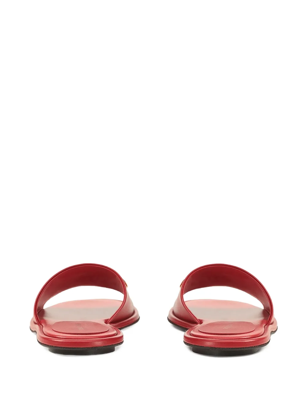 Sergio Rossi logo-plaque sandals Rood