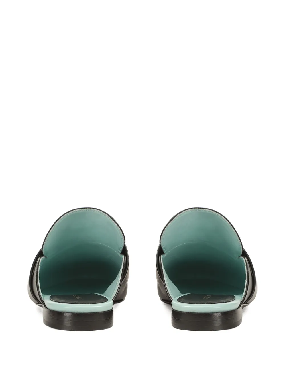 Sergio Rossi Logo-plaque Mules In Black