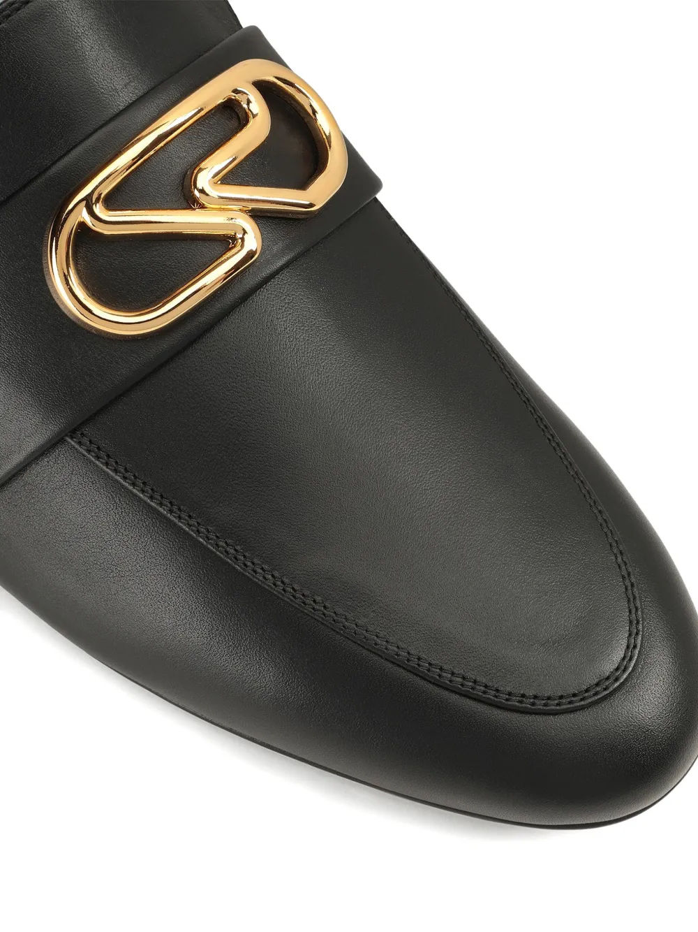 Sergio Rossi Logo-plaque Mules In Black
