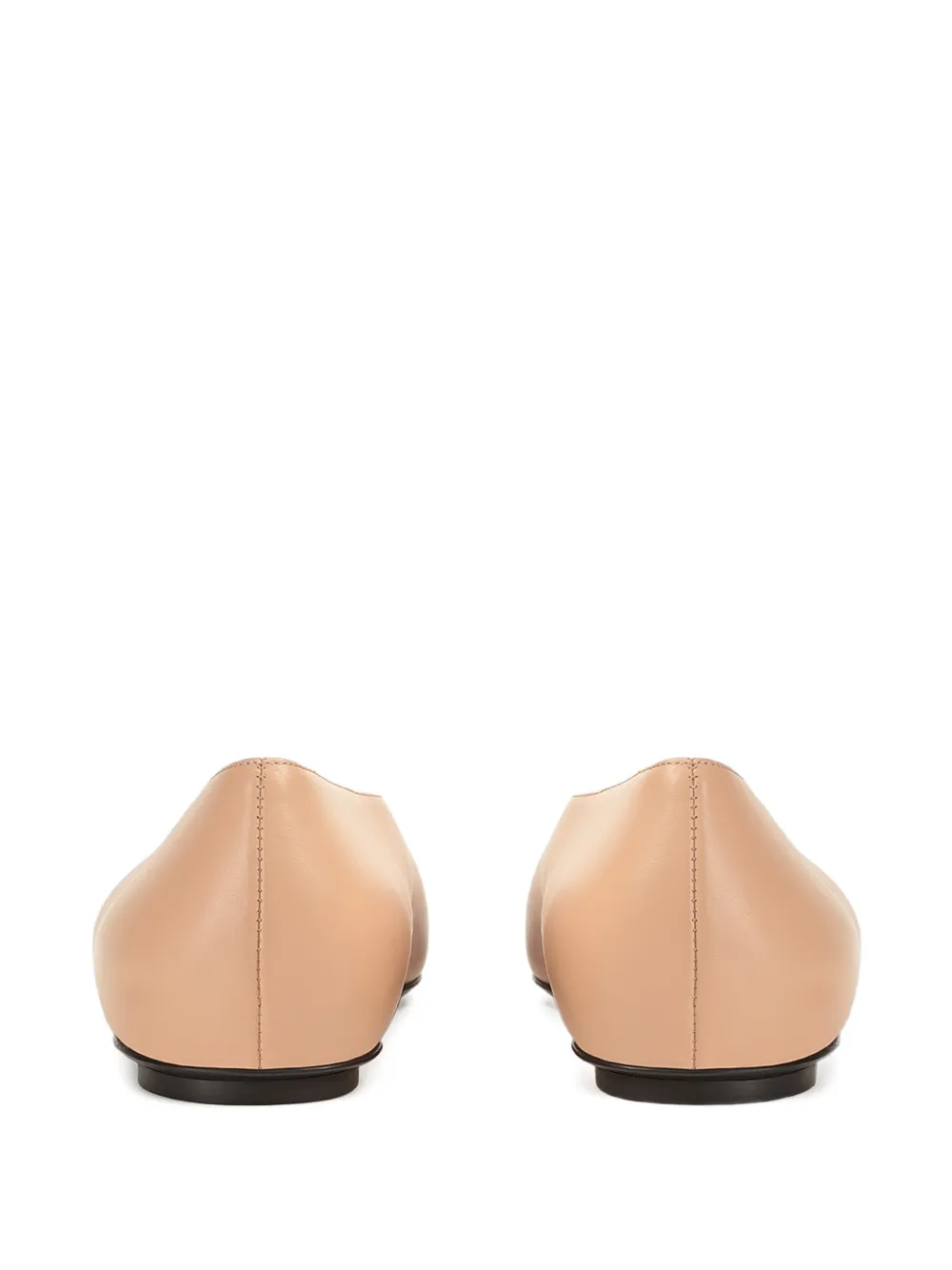 Sergio Rossi Beak pumps met open neus Beige