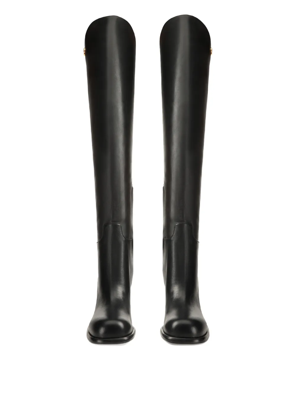 Sergio Rossi Avenue laarzen met blokhak Zwart