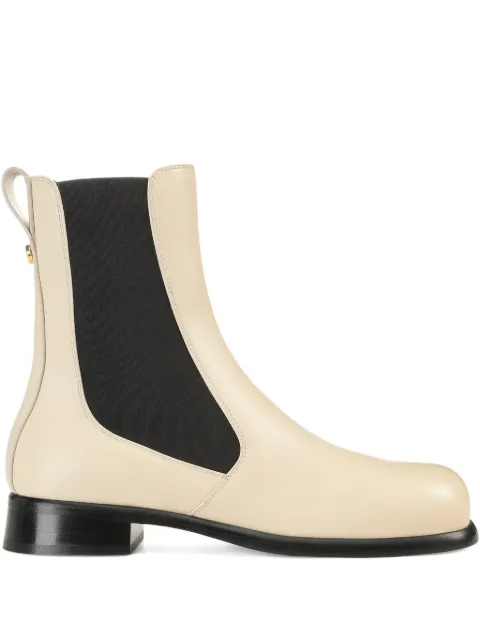 Sergio Rossi 25mm Avenue Chelsea leather boots