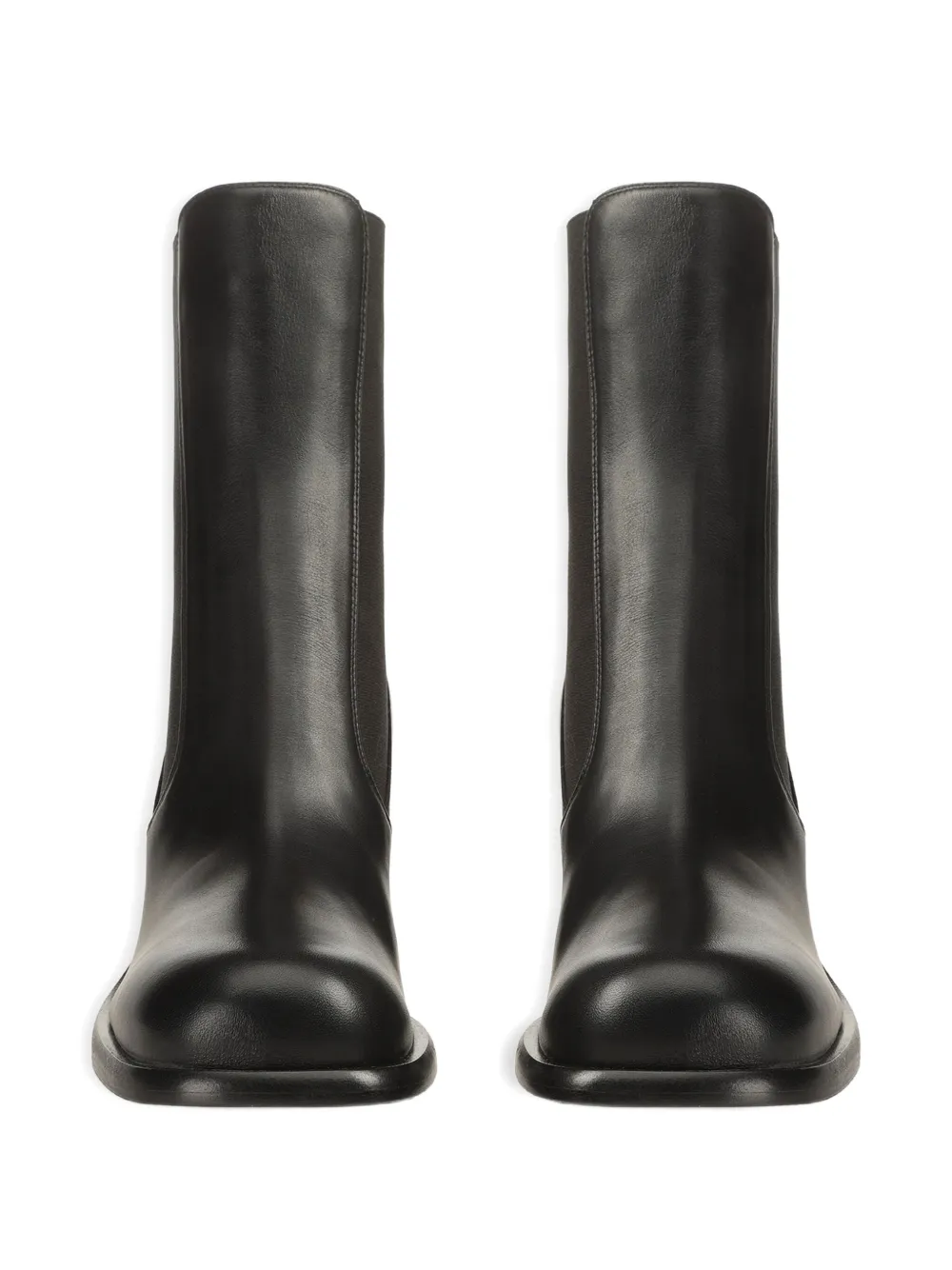 Sergio Rossi 80mm Avenue Block-heel Boot In Black