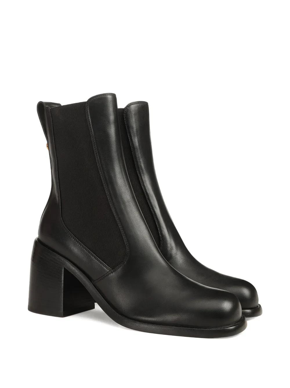 Sergio Rossi 80mm Avenue Block-heel Boot In Black
