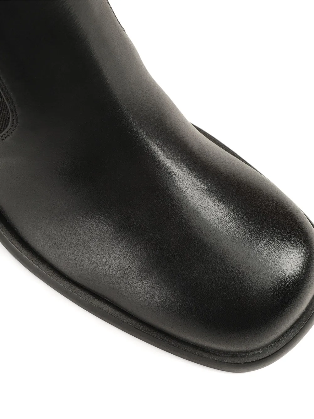 Sergio Rossi 80mm Avenue Block-heel Boot In Black