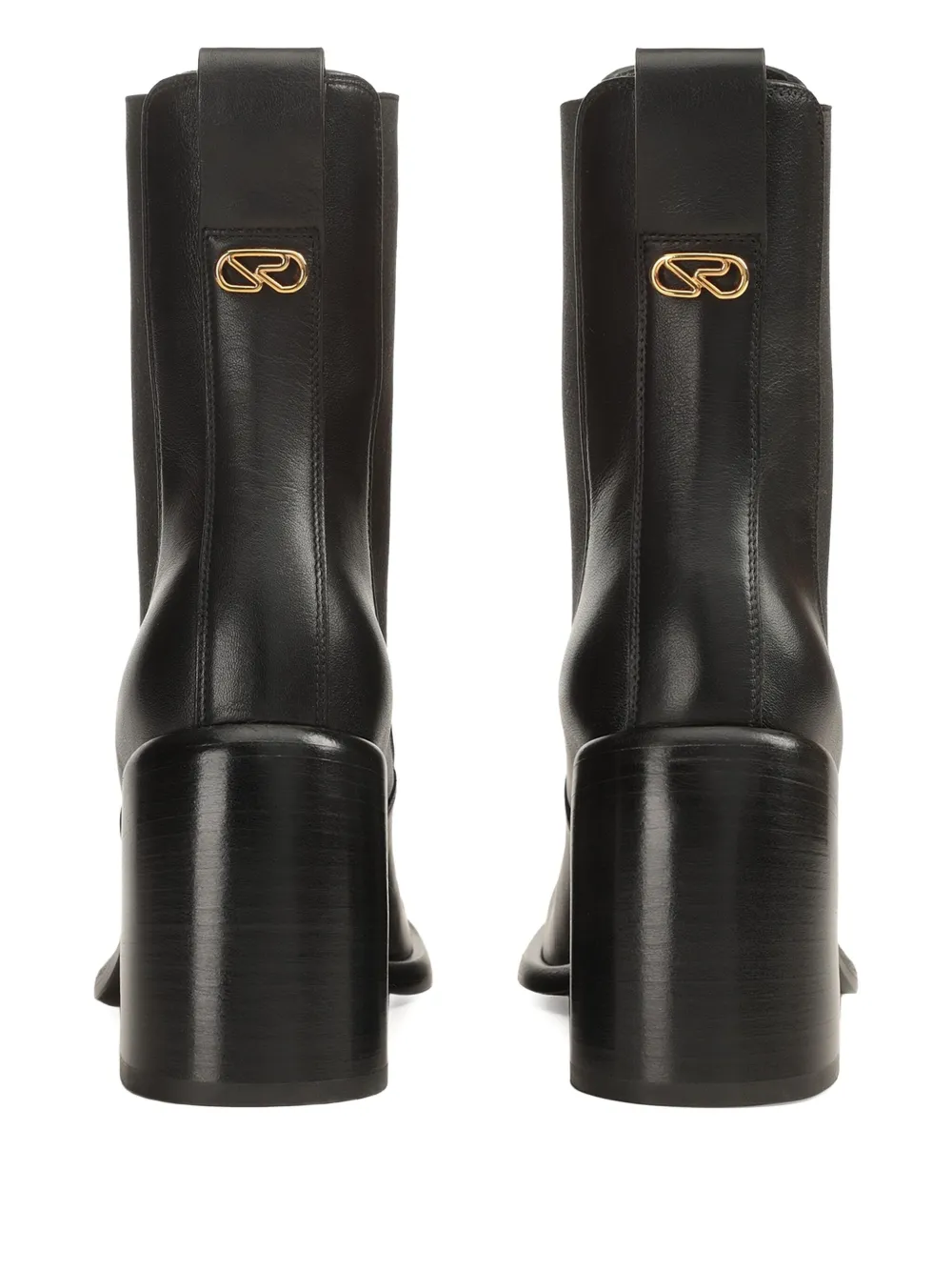 Sergio Rossi 80mm Avenue Block-heel Boot In Black