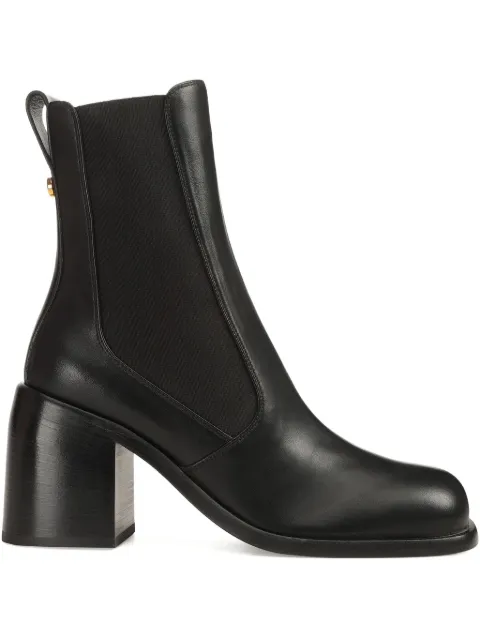 Sergio Rossi 80mm Avenue block-heel boots